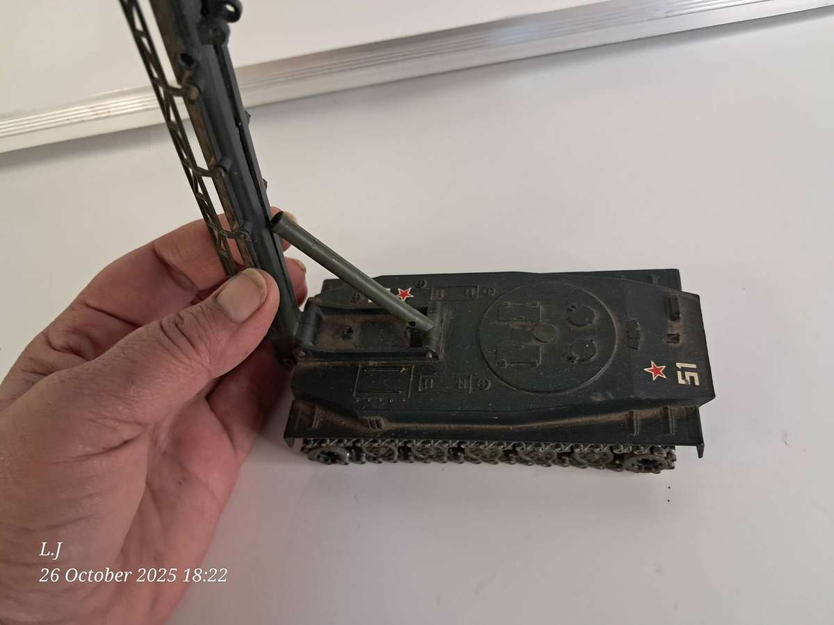 Collectible Die-Cast model of a Soviet PT-76 Amphibious Tank