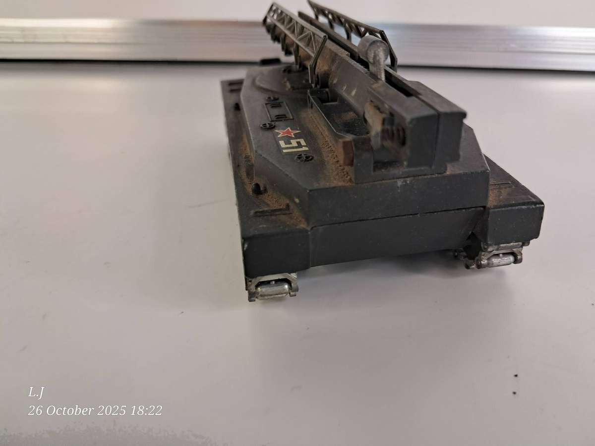 Collectible Die-Cast model of a Soviet PT-76 Amphibious Tank