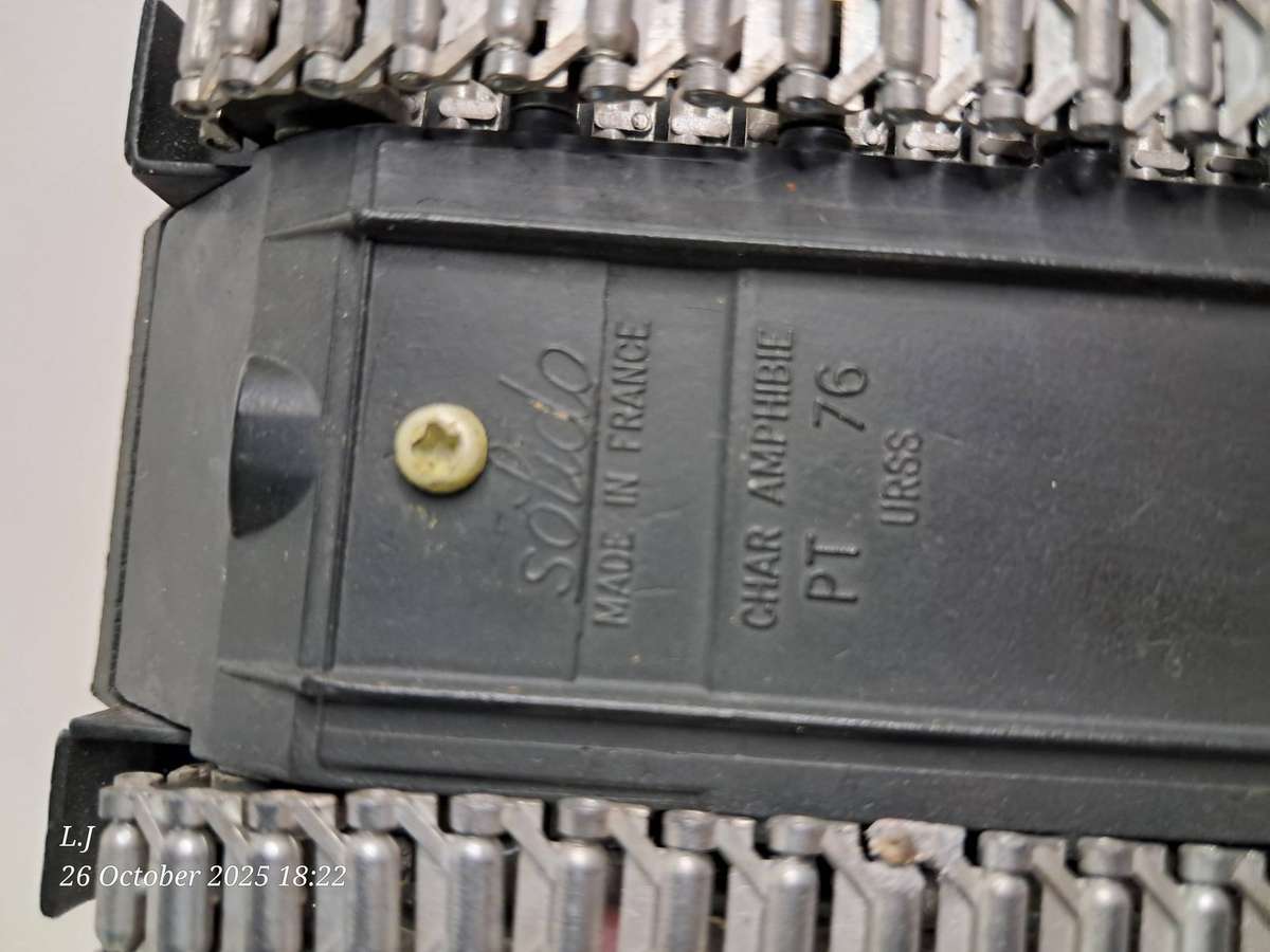 Collectible Die-Cast model of a Soviet PT-76 Amphibious Tank