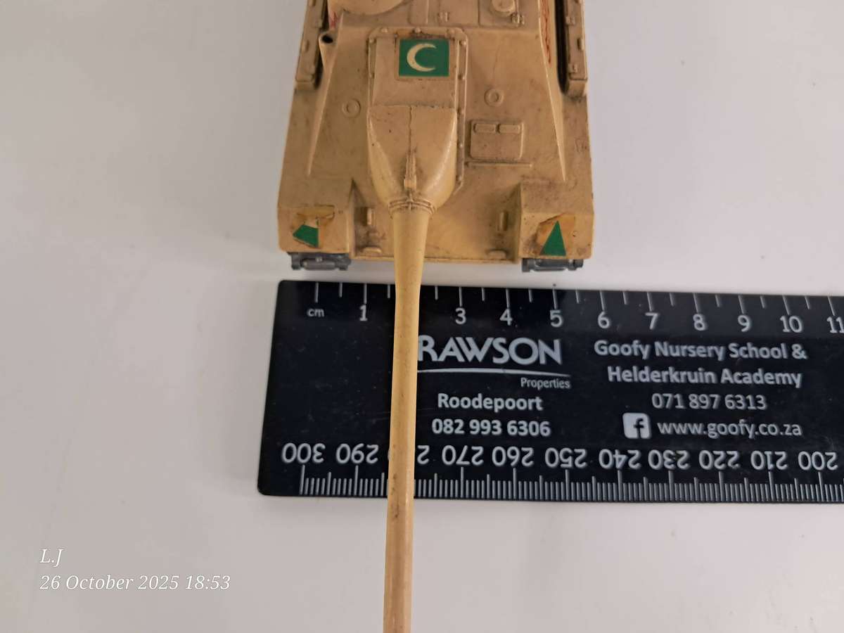 Collectible Die-Cast model of a Soviet SU-100 Tank destroyer