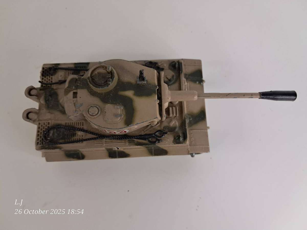Die-Cast model of German tiger I Tank
