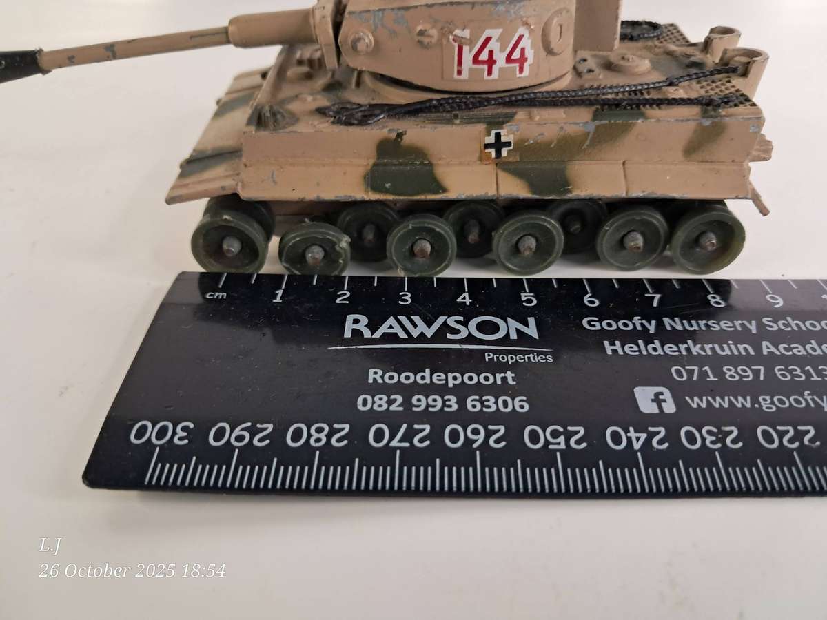 Die-Cast model of German tiger I Tank