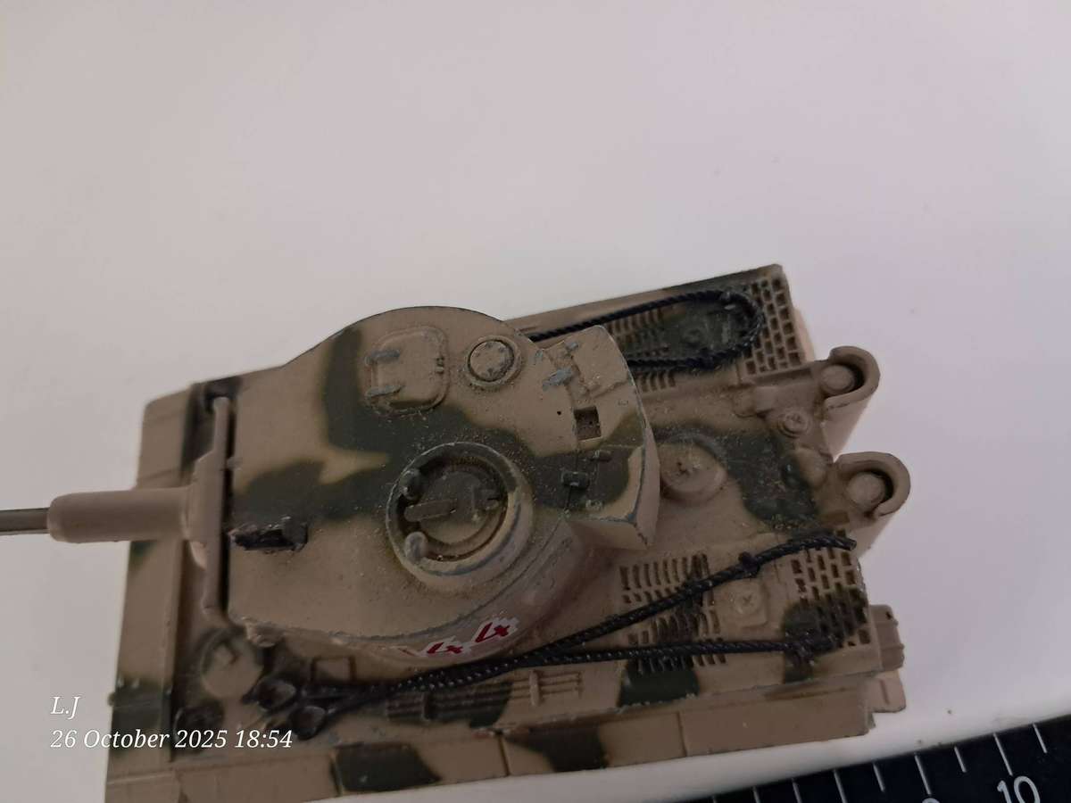 Die-Cast model of German tiger I Tank