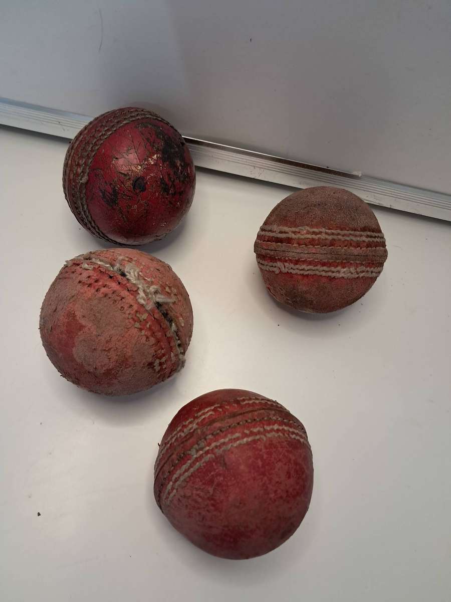 Very Well used Cricket Balls