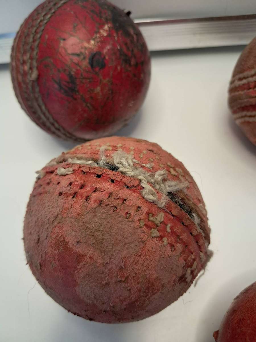 Very Well used Cricket Balls