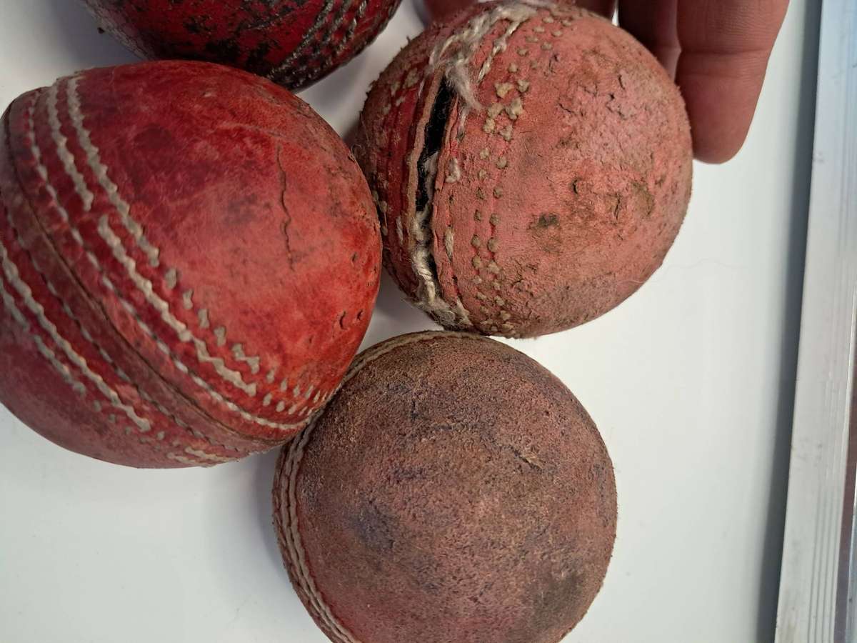 Very Well used Cricket Balls