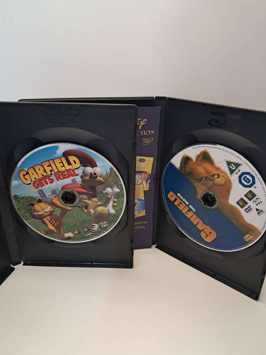 2 x Garfield DVD's & Garfield Toy