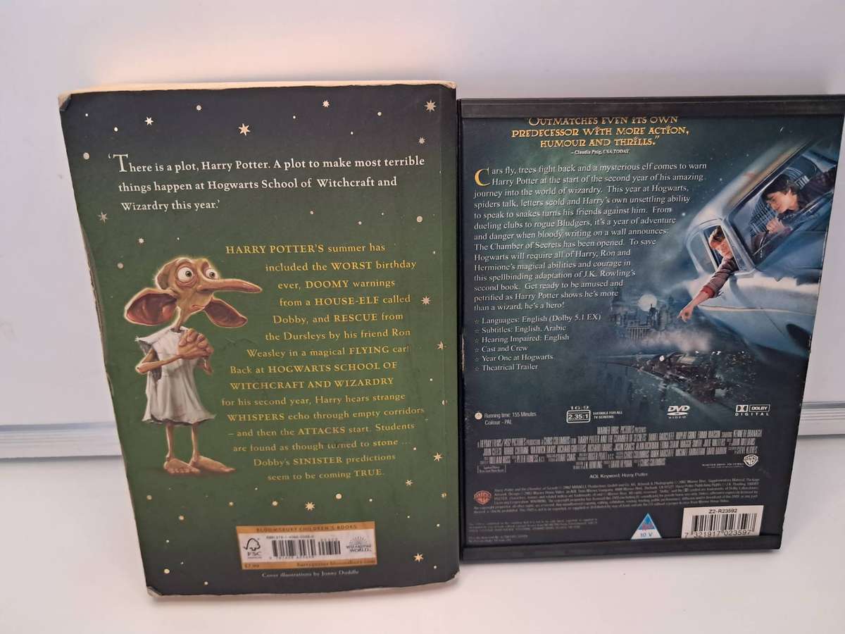 Harry Potter Book & DVD  (The chamber of Secrets)