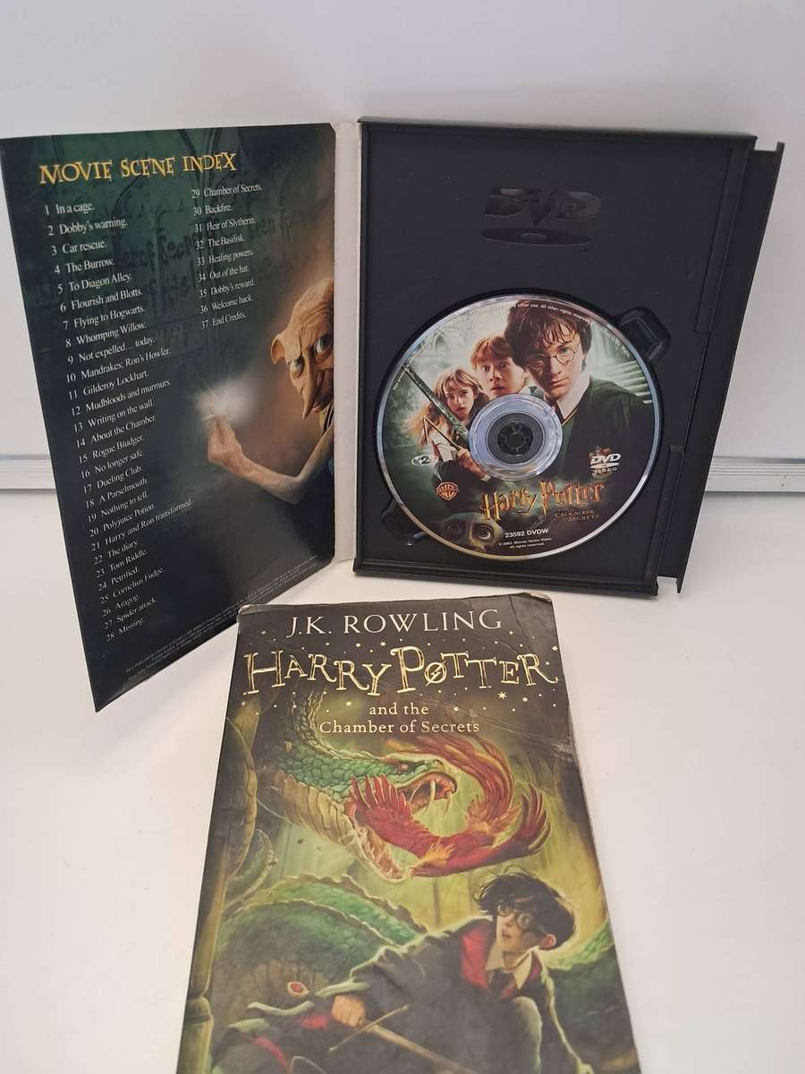 Harry Potter Book & DVD  (The chamber of Secrets)