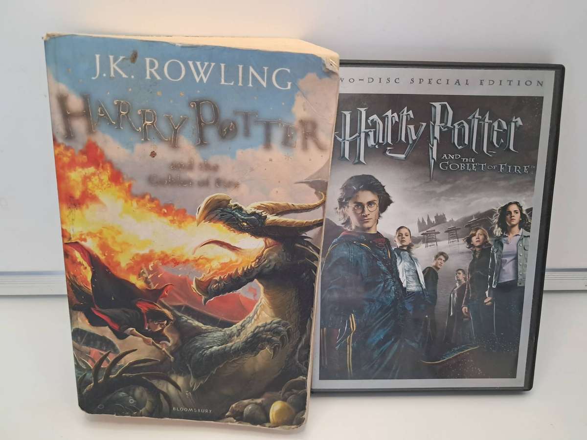 Harry Potter Book & DVD (The Goblet of Fire)