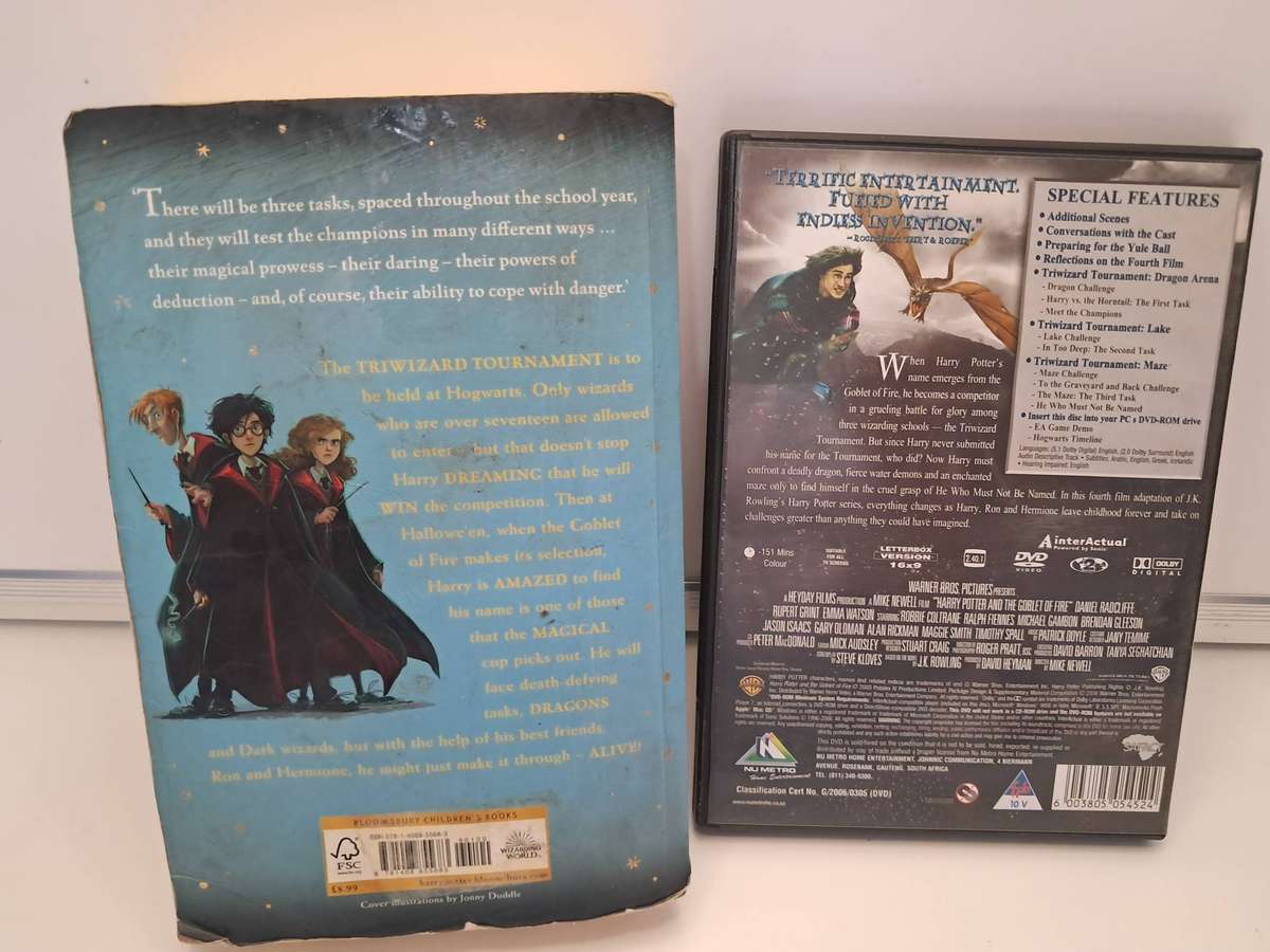 Harry Potter Book & DVD (The Goblet of Fire)