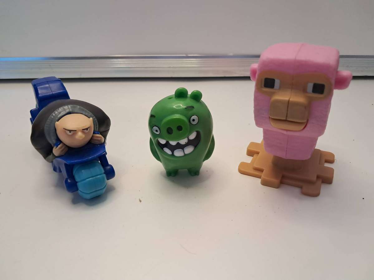 Collectible toys - Minecraft Sheep/Angry Birds Piggy/ Gru's Hydrocyle Despicalble Me