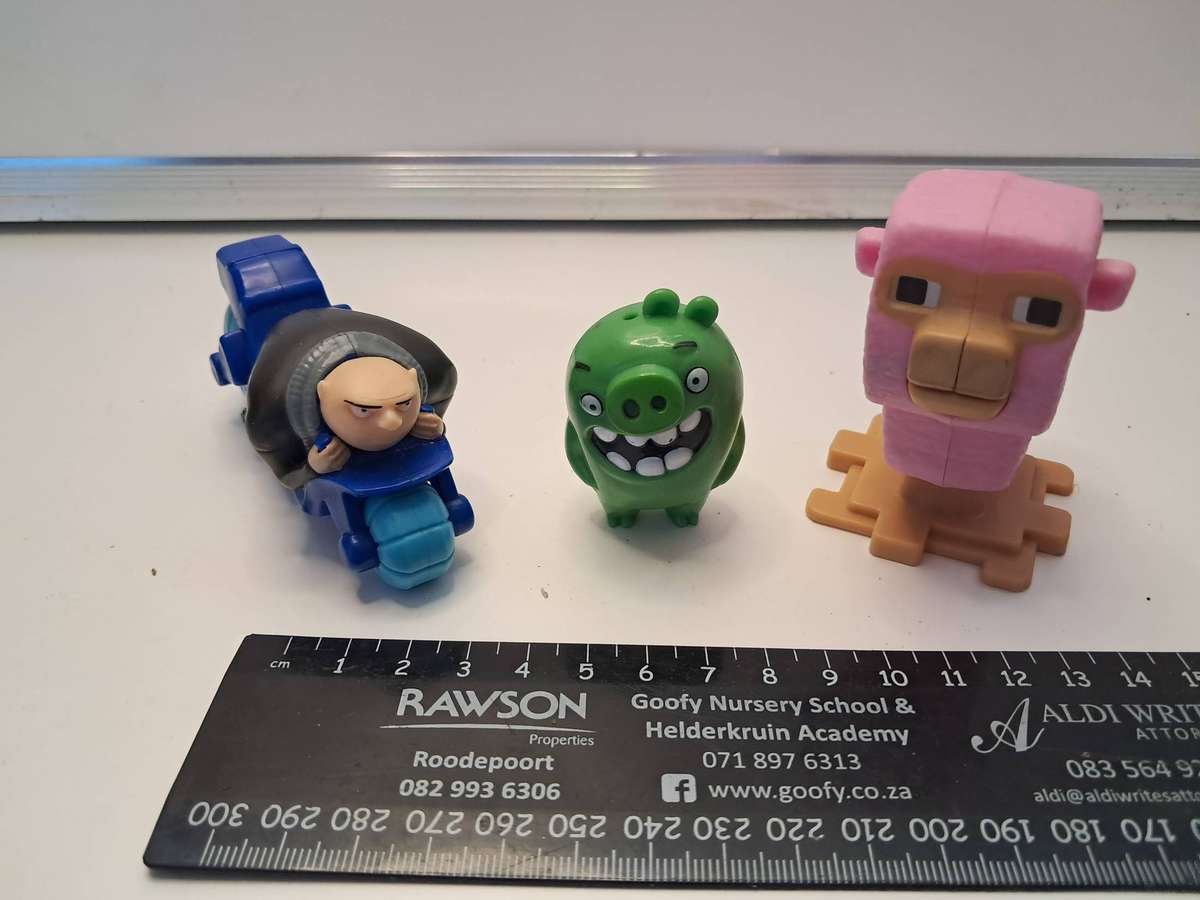 Collectible toys - Minecraft Sheep/Angry Birds Piggy/ Gru's Hydrocyle Despicalble Me