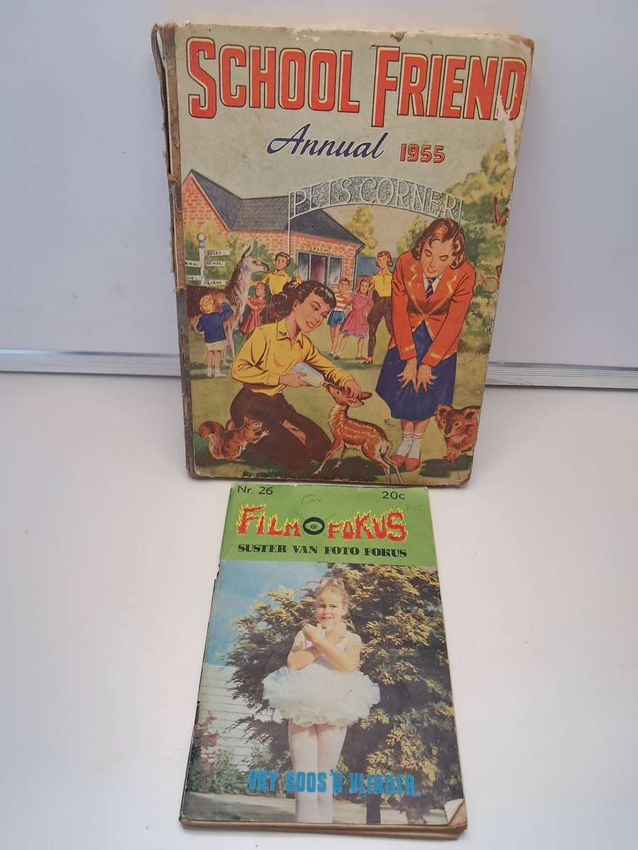 2 x Old story and cartoon/photo strip books