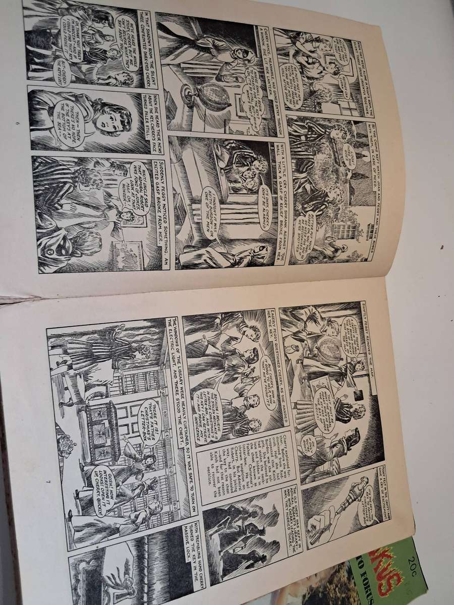 2 x Old story and cartoon/photo strip books