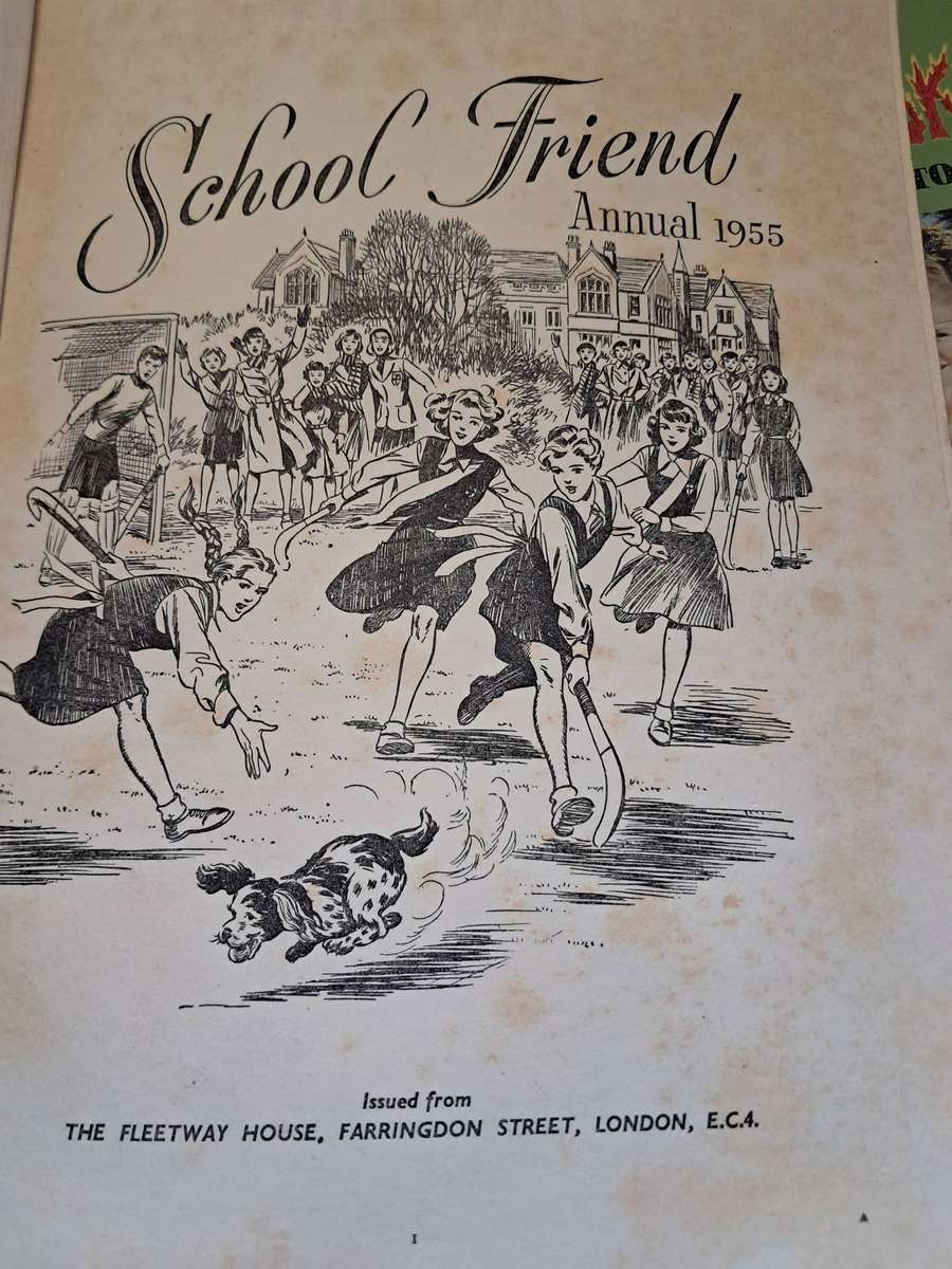 2 x Old story and cartoon/photo strip books