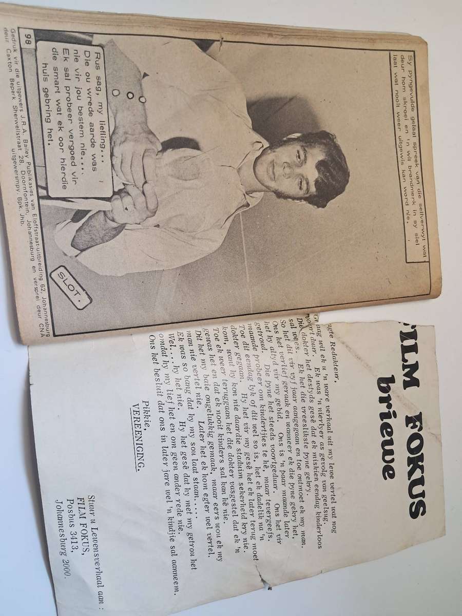 2 x Old story and cartoon/photo strip books