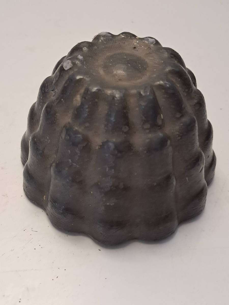 Antique Glass inkwell & a heavy paperweight