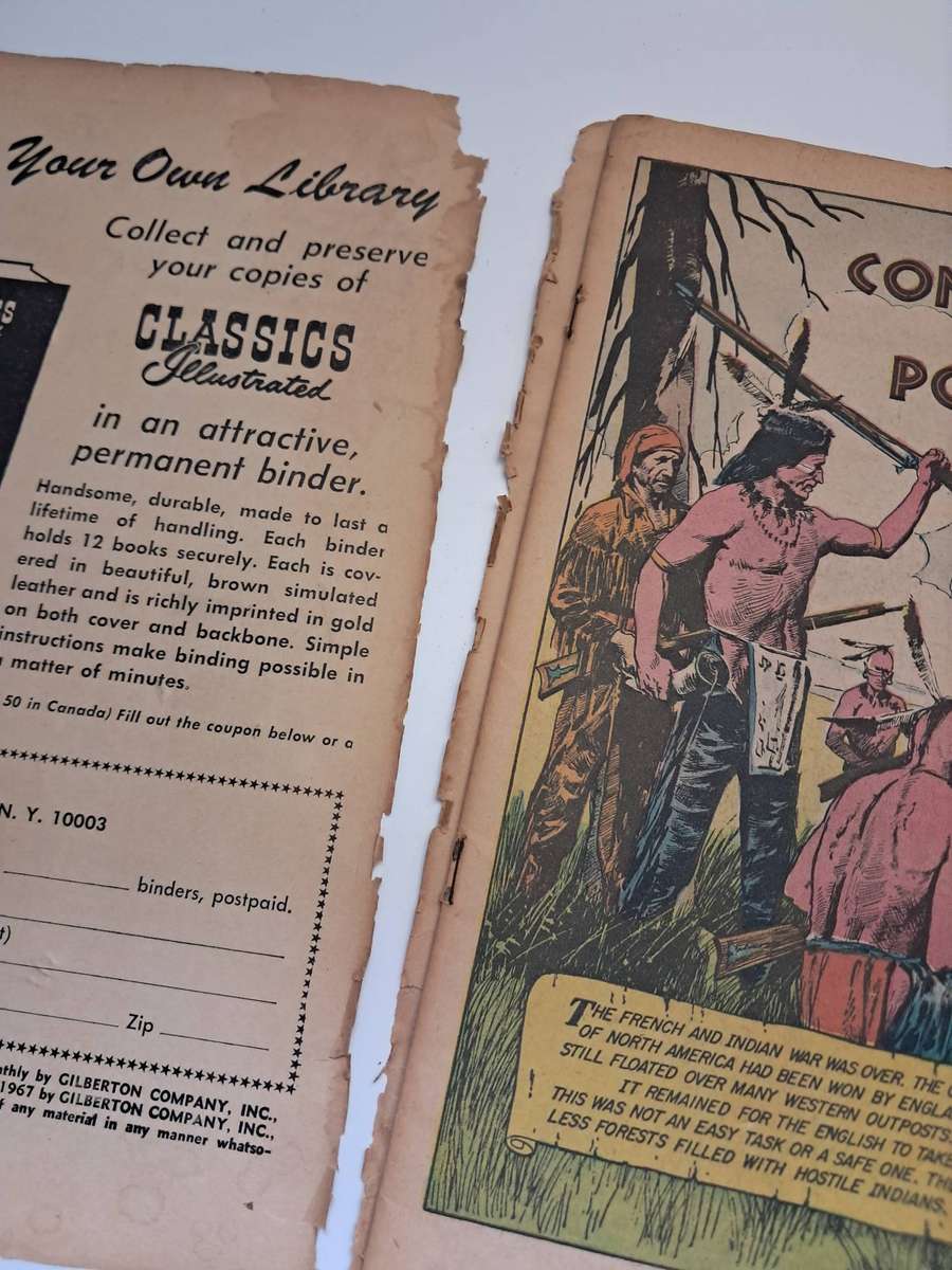 vintage Classics Illustrated Comic books