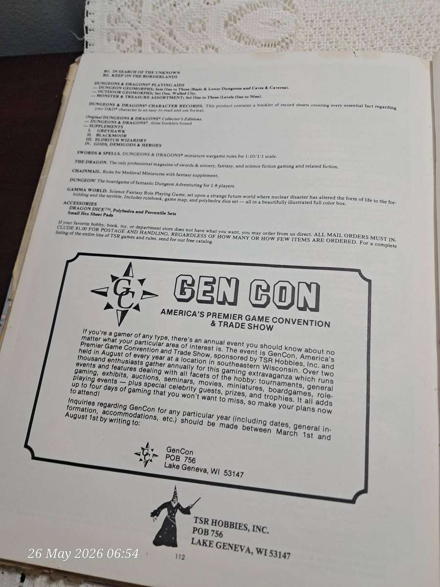 Collectible book - Monster manual