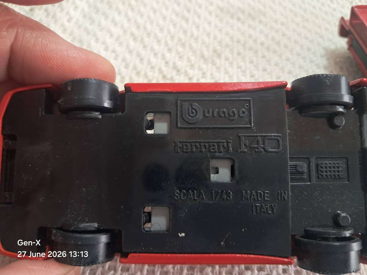 Bburago brand Ferrari cars 1980's-1990's
