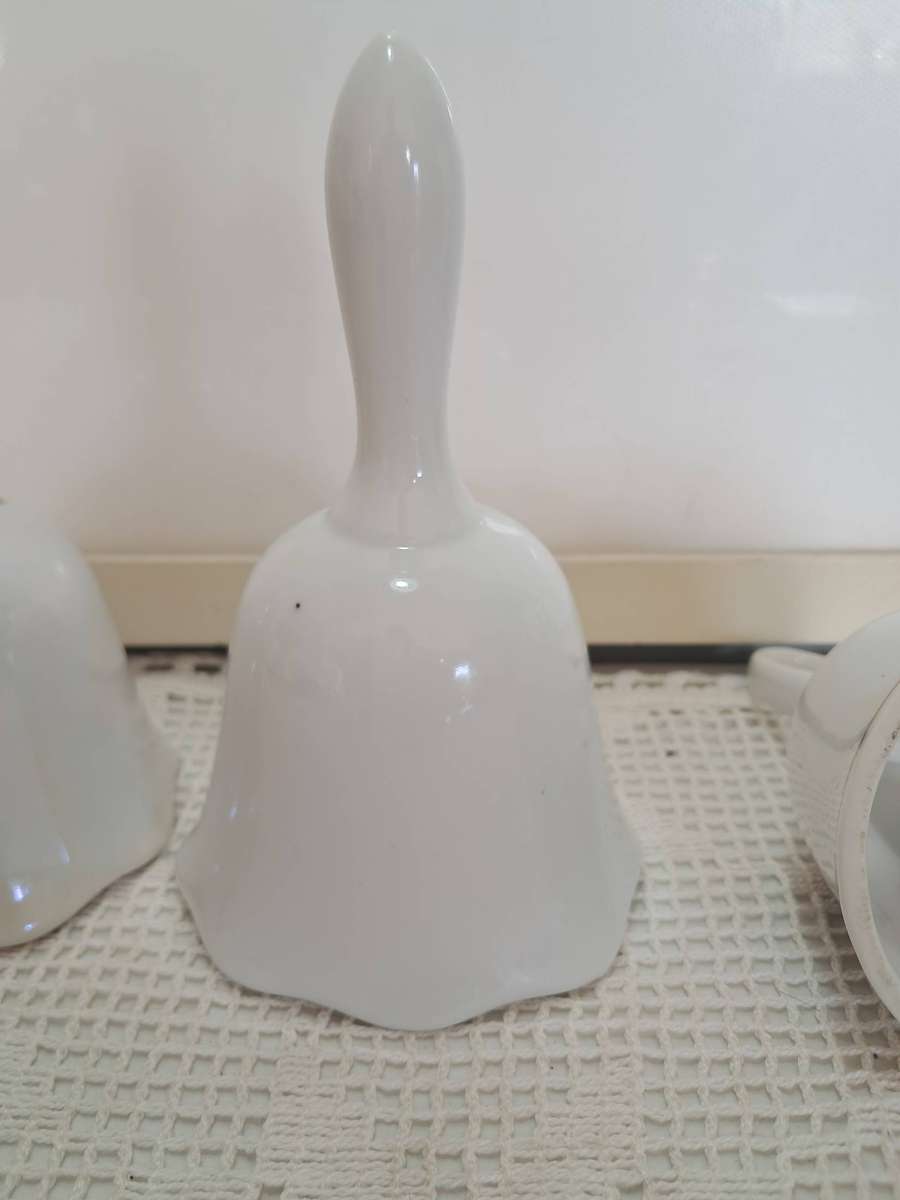 Vintage porcelain collectors bells