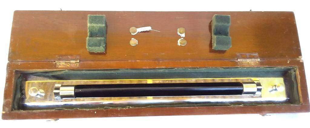 WW2 "National Industries The Mall Lakore 1943 Mk2" Nickel Plated Parallel Rule