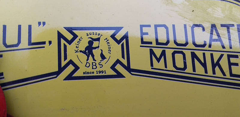 Retro 1990' Reproduction of a 1916 "Consul The educated Monkey"