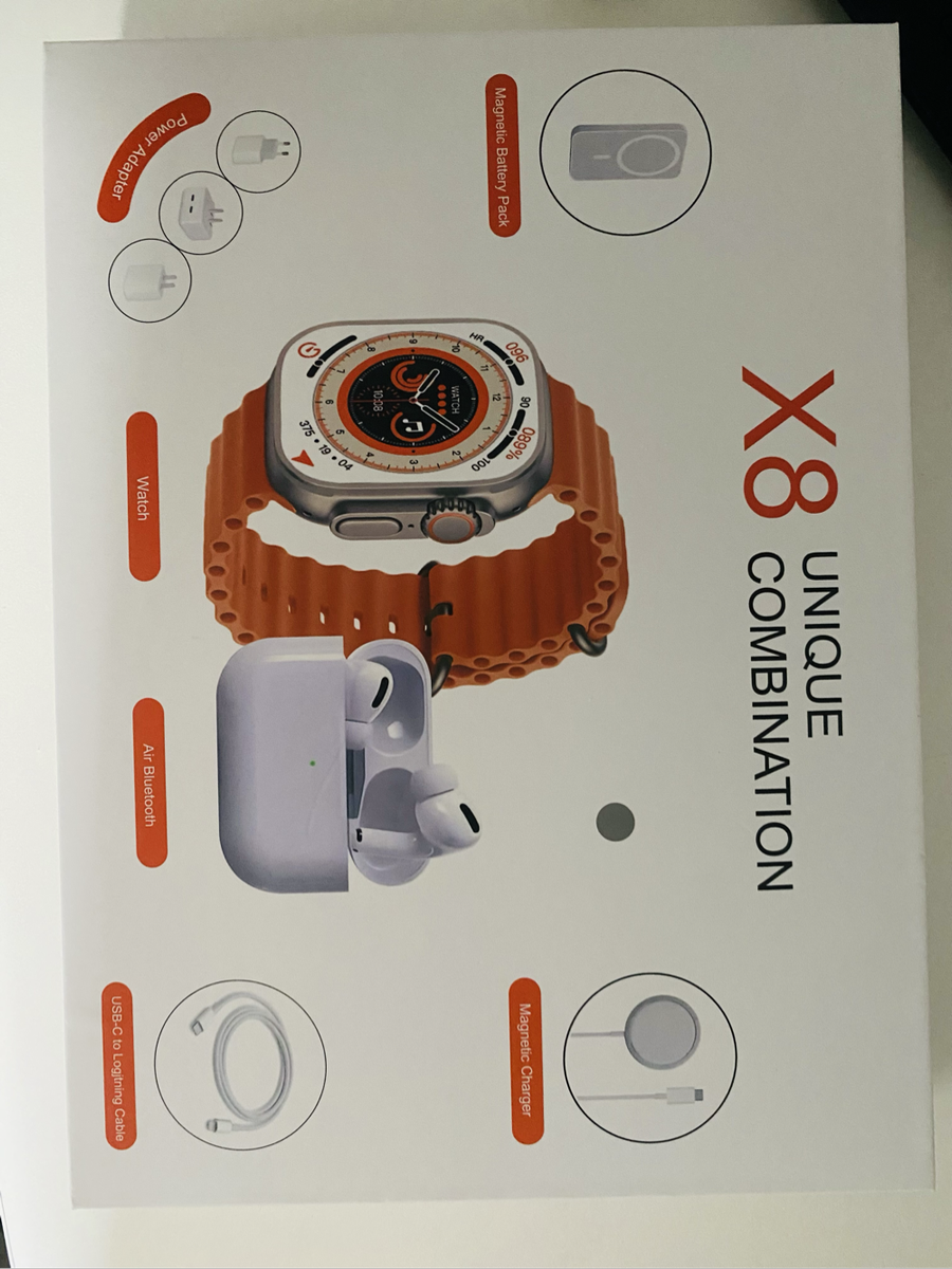 X8 Smartwatch combo