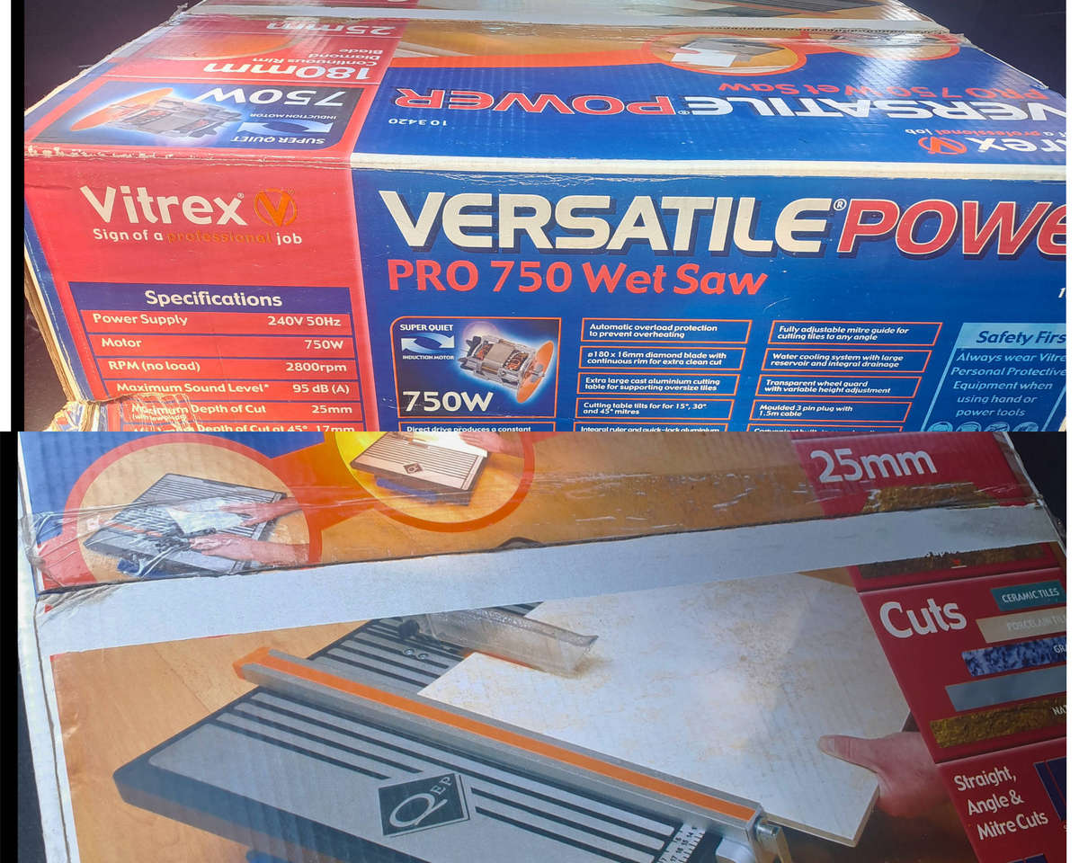 Vitrex Versatile Power Pro 750 - Wet Saw / Tile Cutter