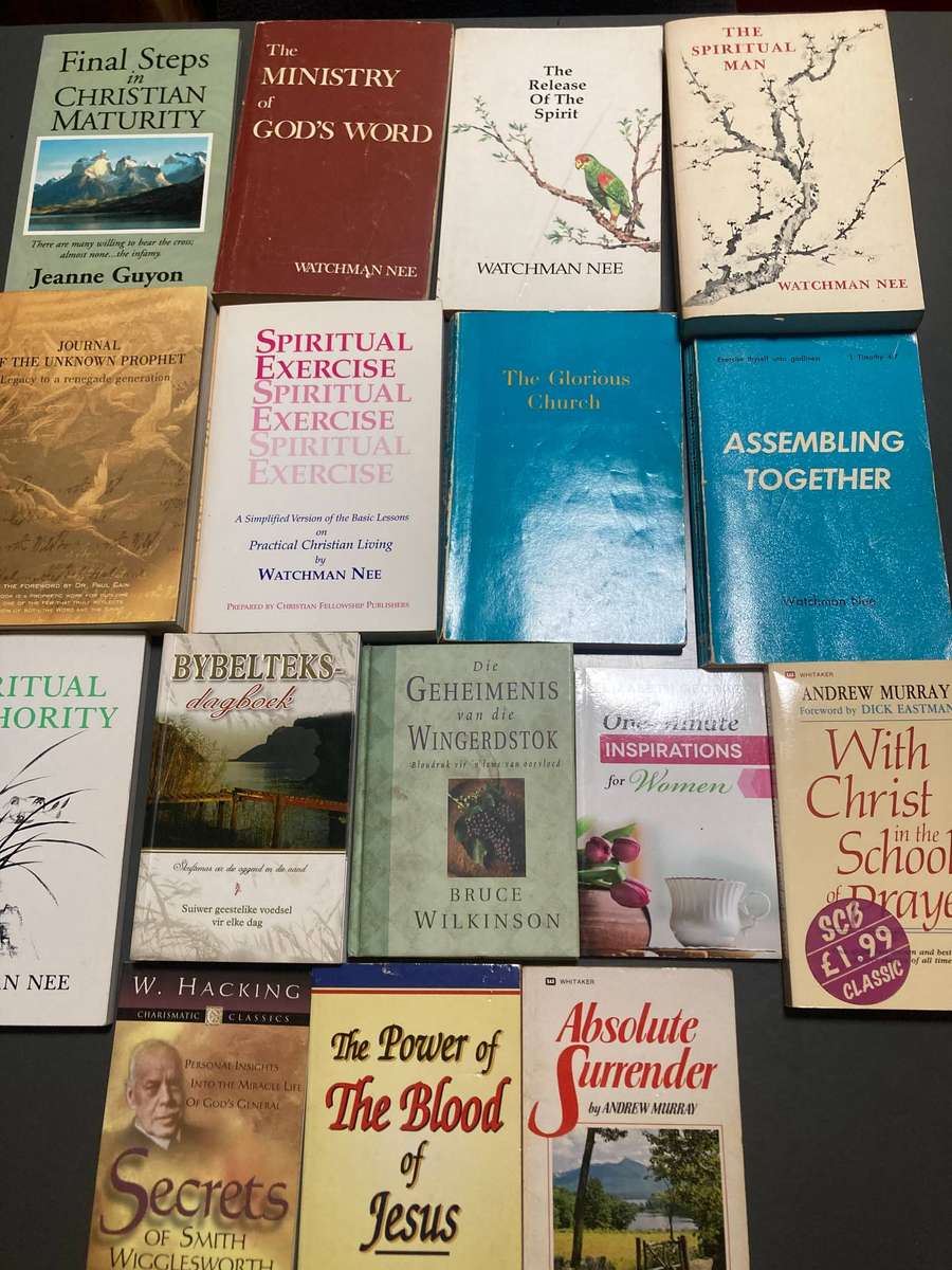 17-Book Watchman Nee, Andrew Murray, Guyon, etc Christian Book Bundle [R15 / book]