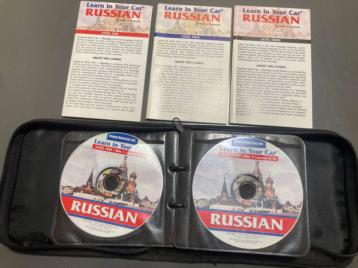 Learn Russian Bundle: Learn in your Car Russian (9CD), Take off In Russian (4CD + Book), 10 Books