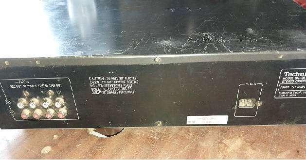Technics Stereo Hi Fi System ( Equalizer ONLY )