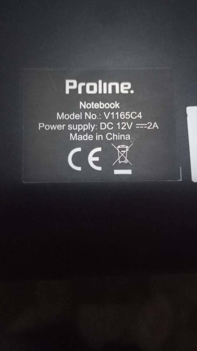 Proline v1165c4 Laptop