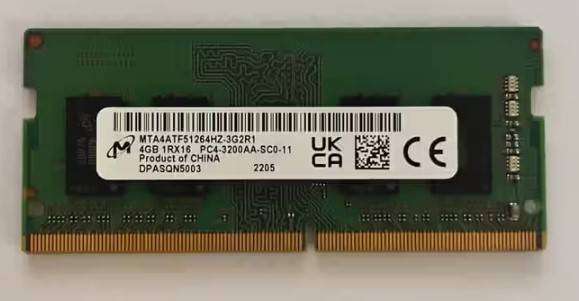 Micron 4GB DDR4 Laptop Ram