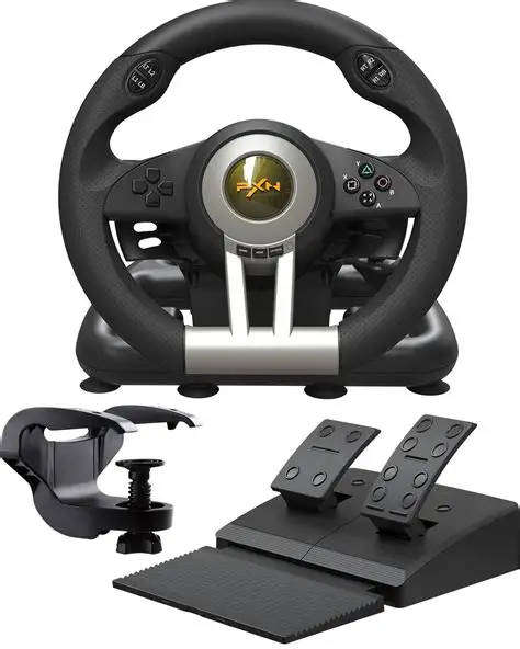 PXN v3 pro gaming steering wheel with pedals