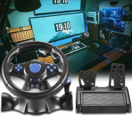 Andowl G6 steering wheel with pedals
