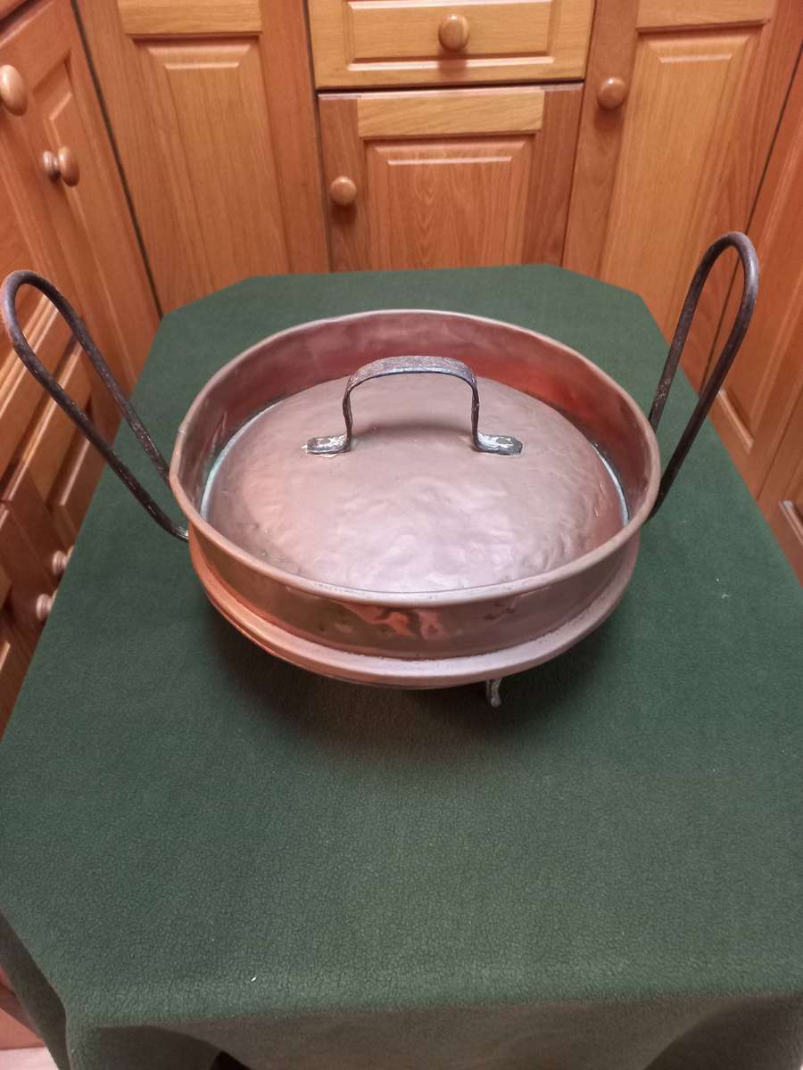 Antique Copper Tart Pan