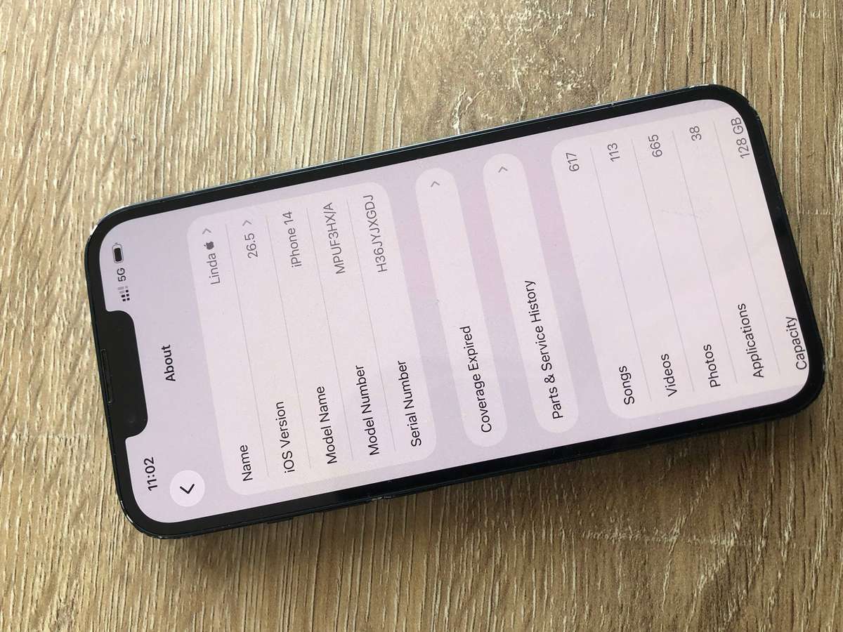 Apple iPhone 14 128GB Midnight Secondhand
