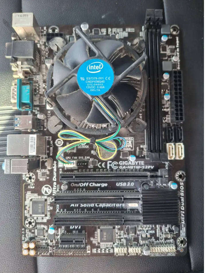 I5 4th gen 2nd slot dont work, 8gb Ram , No HDD, No Psu