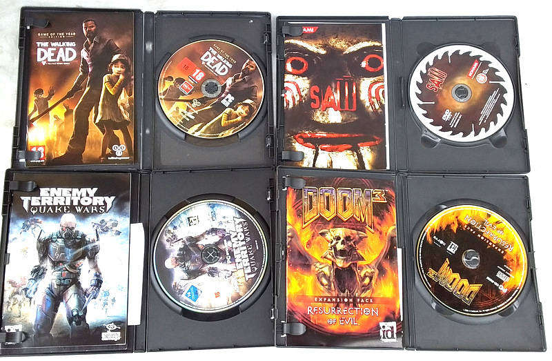 9 Piece Collection of good condition ( Untested) Pc Games including Limited edition LIMBO
