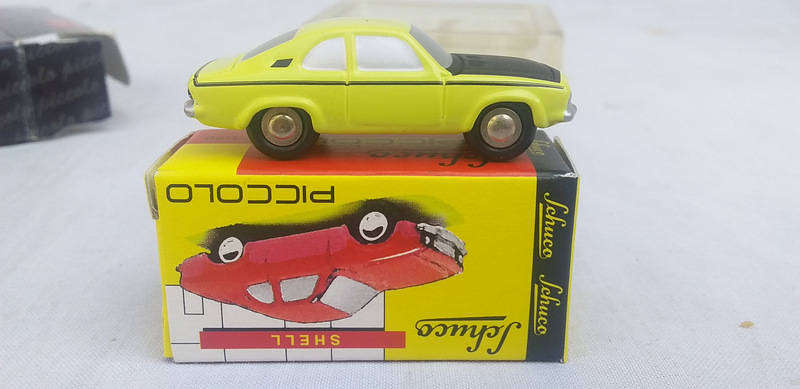 Mint condition, in very good condition packaging 1990's Solid Die cast  Schuco Piccolo Opel Manta.