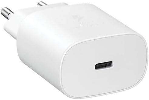 25W USB-C Power Adapter - 220V Fast Charging Type C Charging Adapter (White)