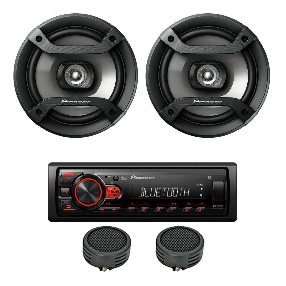 Pioneer MXT-S236BT Car Audio Combo & Evo Tweeters