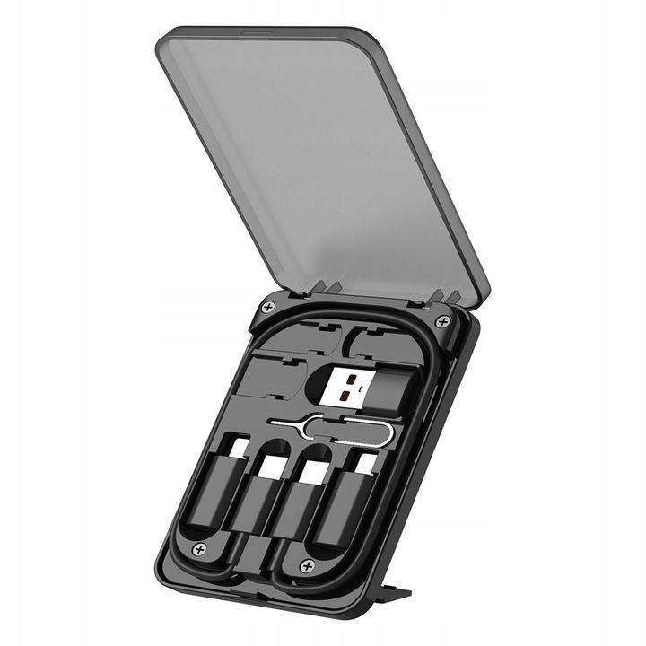 6in1 Charging & Data Cable Set - Compact, Fast & Reliable - VDENMENV D53T