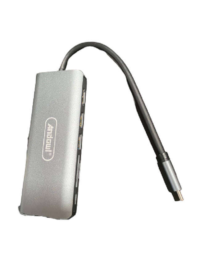 Andowl 7-in-1 Type-C Hub Multi-Function Adapter Q-HU99