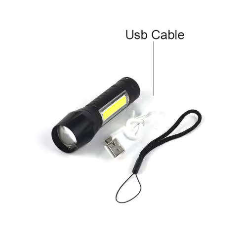 Cable USB Rechargeable MINI Torch