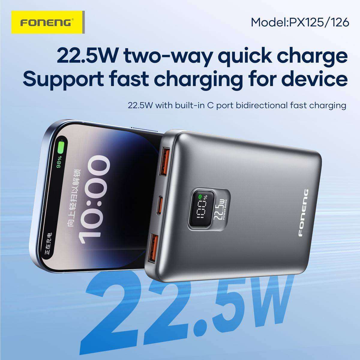 20,000mAh Fast Charging Mini Size Power Bank