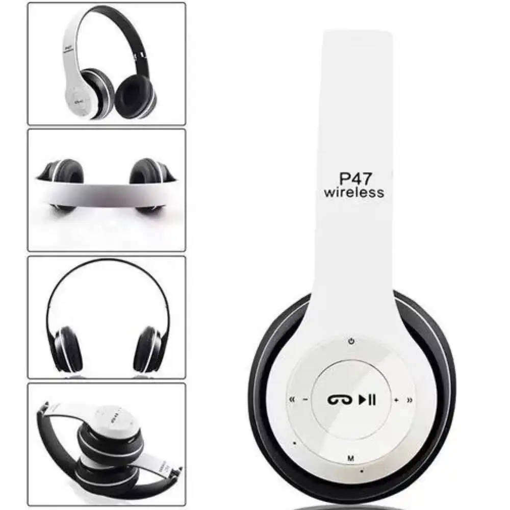 White P47 headphones