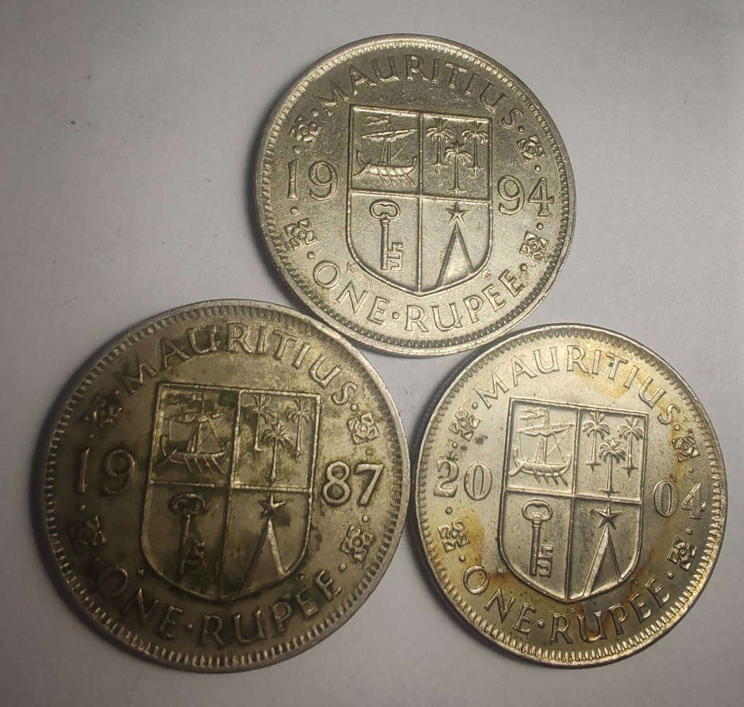 Mauritius 1 Rupee LOT